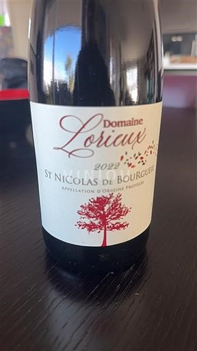 Dolina Loare Saint-Nicolas-De-Bourgueil Domaine Lorieux 2022