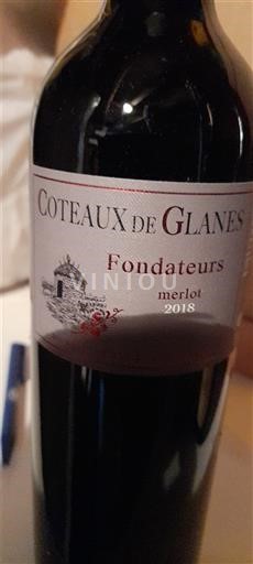 Tây Nam Coteaux de Glanes Coteaux de Glanes Fondateurs 2018