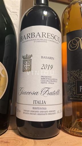 Piemonte Barbaresco Giacosa Fratelli Basarin 2019