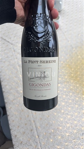 Vallée du Rhône Gigondas La Font Sereine 2014