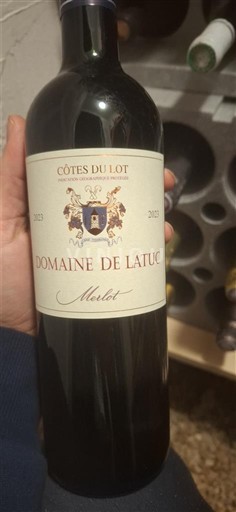 Southwest Côtes du Lot Domaine Latuc Merlot 2003