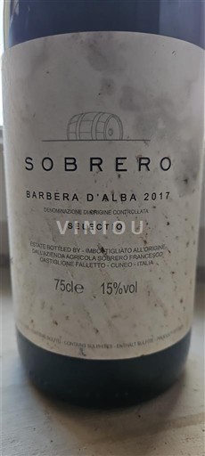 Piemonte Barbera d'Alba Sobrero Selectio 2017