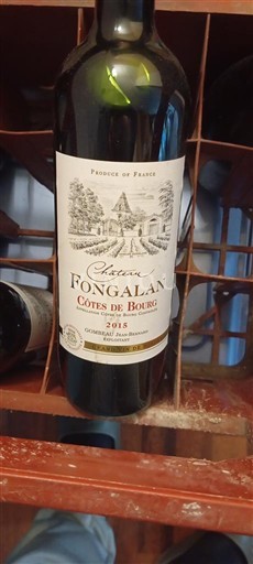 Bordéus Côtes-de-bourg Château Fongalan 2015