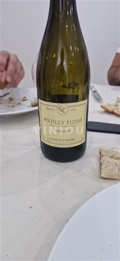 Burgundy Pouilly-Fuissé Famille Curisot Origines 2021