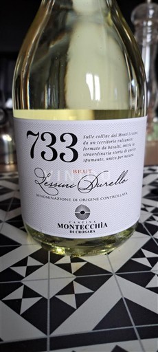 Vénétie Lessini Durello Monteccchia di Crosara 733 Lessini Durello Brut Không niên vụ