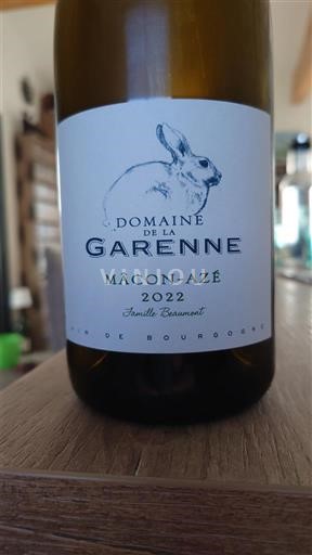 Borgoña Mâcon y Mâcon-villages Domaine La Garenne 2022