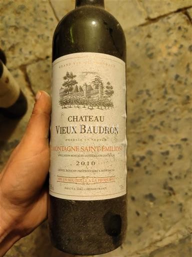 Bordeaux Montagne-Saint-Émilion Chateau vieux Baudron 2010