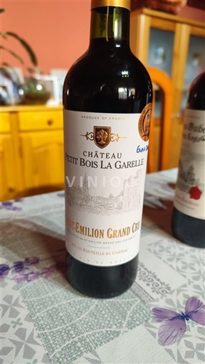 Bordeaux Saint-Émilion Grand Cru Château Petit Bois La Garelle 2014