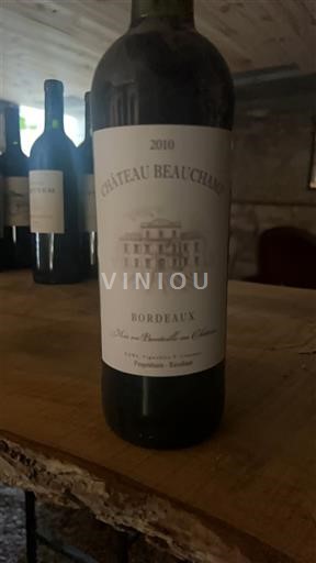Vinos Rouge sec Château Beauchamp 2010 Francia Burdeos Bordeaux AOC