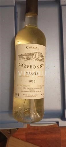 Bordeaux Graves Château Cazebonne 2016
