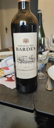 Bordeaux Saint-Émilion Grand Cru Grand Cru Château S Bardes 2019