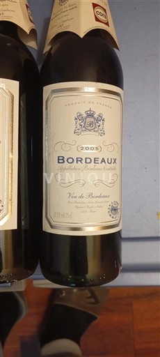 Vinos Rouge sec L'âme du terroir 2005 Francia Burdeos Bordeaux AOC