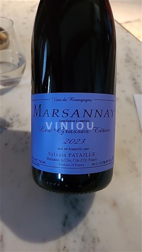 Bourgogne Marsannay Sylvain Pataille Les Grasses Têtes 2023