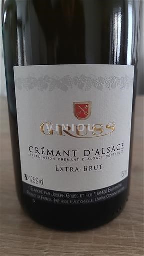 Alsace Crémant d'Alsace Gruss Không niên vụ