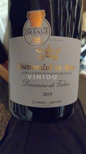 Valle del Rodano Châteauneuf-du-Pape Domaine Valori 2019