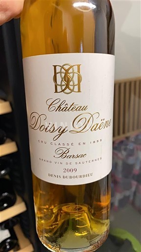 Bordeaux Barsac Grand Cru Château Doisy Daëne 2009