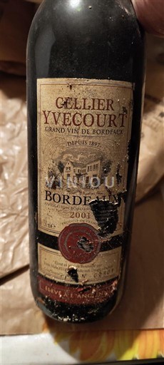 Bordeaux Cellier Yvecourt 2001