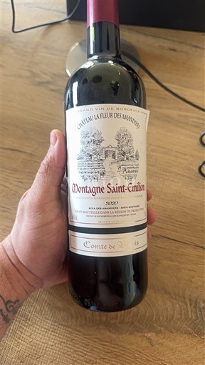 Bordeaux Montagne-saint-émilion Château La Fleur des Amandiers Comte de Valancè 2020