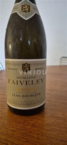 Bourgondië Mercurey Domaine Faiveley Clos Rochette 2005