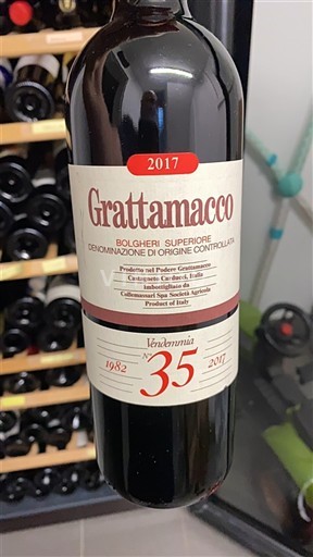 Toscana Non specificato Grattamacco 35 Vendemmia 2017