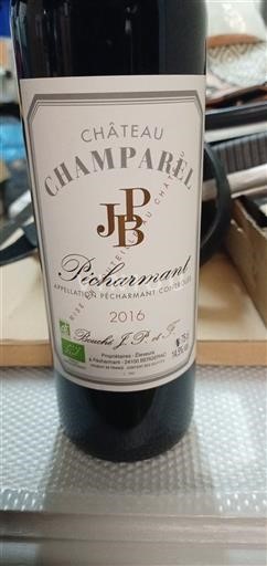Tây Nam Pécharmant Château Champarlè 2016