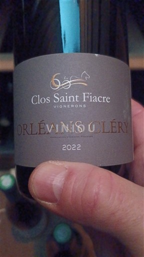 Thung lũng sông Loire Orléans-cléry Clos Saint Fiacre 2022