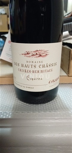 Thung lũng Rhône Crozes-hermitage Domaine S Hauts Châssis Esquisse Không niên vụ