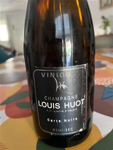 Champagne Sâm-panh Louis Huot Carte Noire Không niên vụ