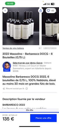 Piemonte Barbaresco Massolino 2022