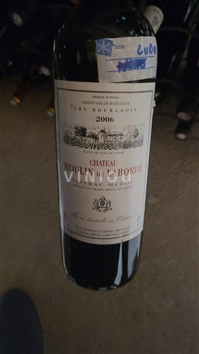 Bordeaux Listrac-Médoc Château Moulin de Laborde 2006