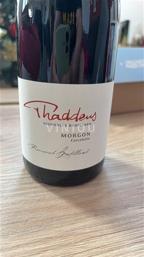 Beaujolais Morgon Vignobles Bodillard Thaddaeus Corcelette 2018