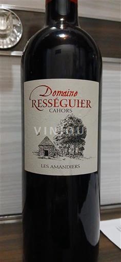 South West Cahors Domaine Rességuier Les Amandiers 2022
