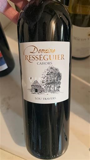 Tây Nam Cahors Domaine Rességuier Lou Travers 2022
