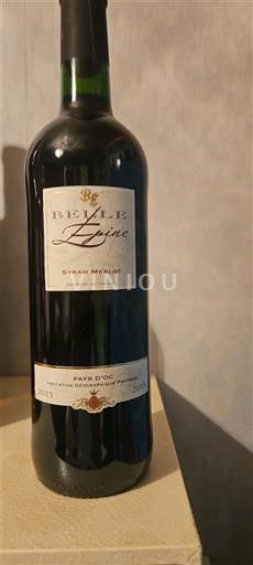 Languedoc in Roussillon Pays d'Oc Belle Ligne Syrah Merlot 2015