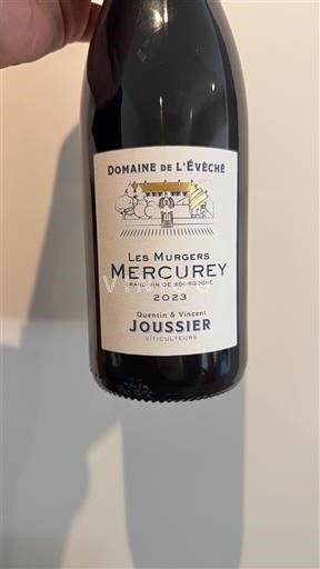 Weine Rouge sec Les Murgers Domaine L'Evêché 2023 Frankreich Burgund Mercurey AOC