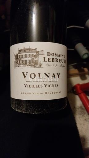 Borgonha Volnay Domaine Lebreuil Vieilles Vignes 2009