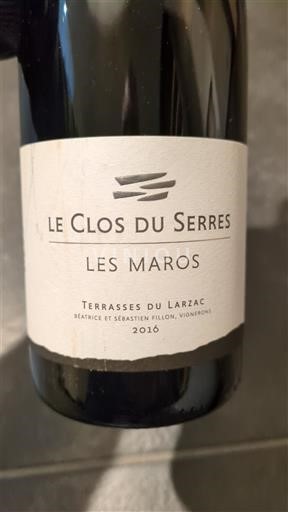 Langvedok Terrasses-du-Larzac Le Clos du Serres Les Maros 2016