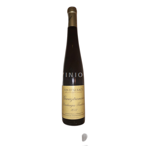 Alsasko Gewürztraminer Vendanges Tardives 2012