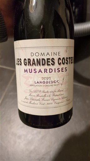 Langvedok Languedoc Domaine Les Grandes Costes Musardises 2020
