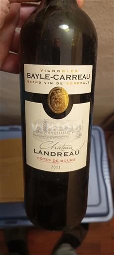 Bordéus Côtes-de-bourg Château Landreau 2011