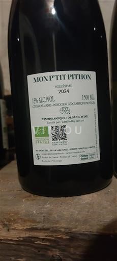 Linguadoca e Rossiglione Côtes catalanes Domaine Pithon Mon P'tit Pithon 2024