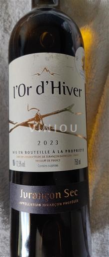Tây Nam Jurançon Domaine Cinquau l'Or d'Hiver 2023