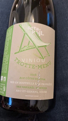 Jura Côtes-du-jura Ratapoil Trotte-Menu 2018