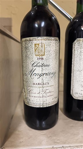 Bordeaux Margaux Château Mongravey 1998