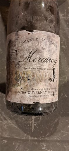 Borgogna Mercurey Domaine La Paissière 1990