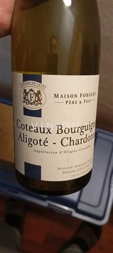 Bourgogne Coteaux bourguignons Maison Forgeot Père & Fils 2013