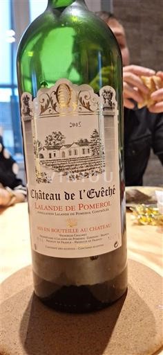 Bordéus Lalande-de-Pomerol Château L'Évêché 2015
