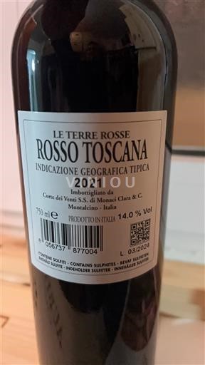 Toscana Non specificato Le Terre Rosse 2021