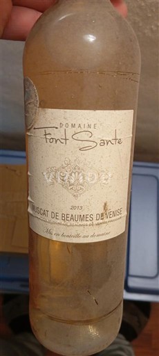 Thung lũng Rhône Muscat-de-beaumes-de-venise Domaine Font Sante 2013