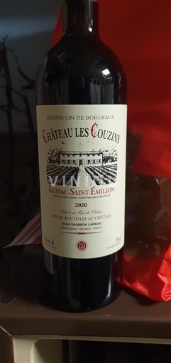 Bordeaux Lussac-saint-émilion Château Les Couzins 2020